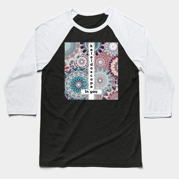 KALEIDOSCOPE Baseball T-Shirt by HiruSan